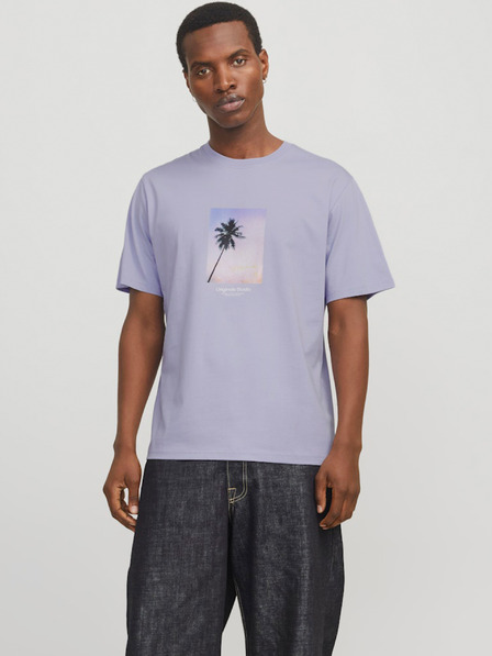 Jack & Jones Világos lila férfi Jack & Jones Vesterbro póló