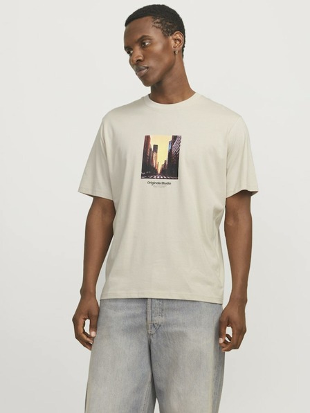 Jack & Jones Jack & Jones Vesterbro bézs színű férfi ing