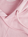 Jack & Jones Rózsaszín férfi kapucnis pulóver Jack & Jones Paulos