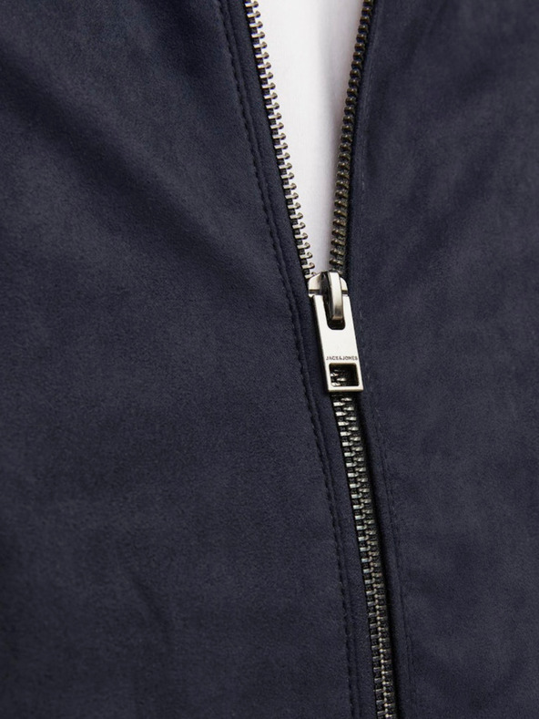 Jack & Jones Sötétkék férfi Jack & Jones Dylan szarvasbőr kabát