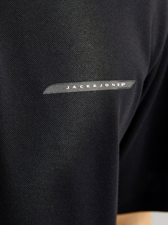 Jack & Jones Fekete férfi póló Jack & Jones Fusion férfi póló