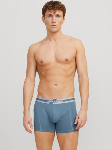 Jack & Jones Három darabos Jack & Jones férfi boxeralsó készlet kék, szürke és fekete színben