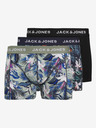 Jack & Jones Három darabos Jack & Jones férfi boxeralsó készlet kék, zöld és fekete színben