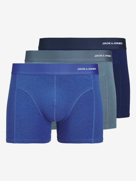 Jack & Jones Három darabos férfi boxeralsó készlet Jack & Jones kék színben