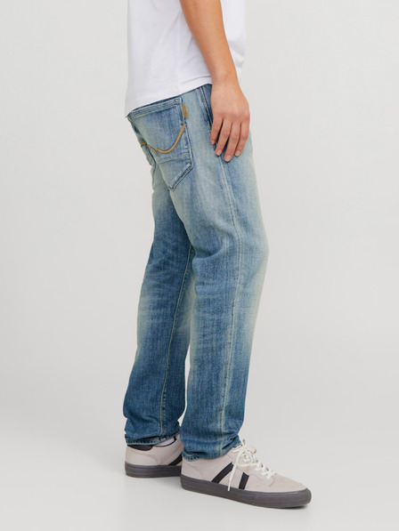 Jack & Jones Kék, keskeny szabású férfi farmer, Jack & Jones Mike