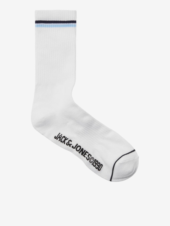 Jack & Jones Három pár fehér Jack & Jones férfi zokni készlet