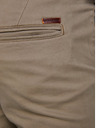 Jack & Jones Bézs színű, keskeny szabású chino nadrág Jack & Jones Marco