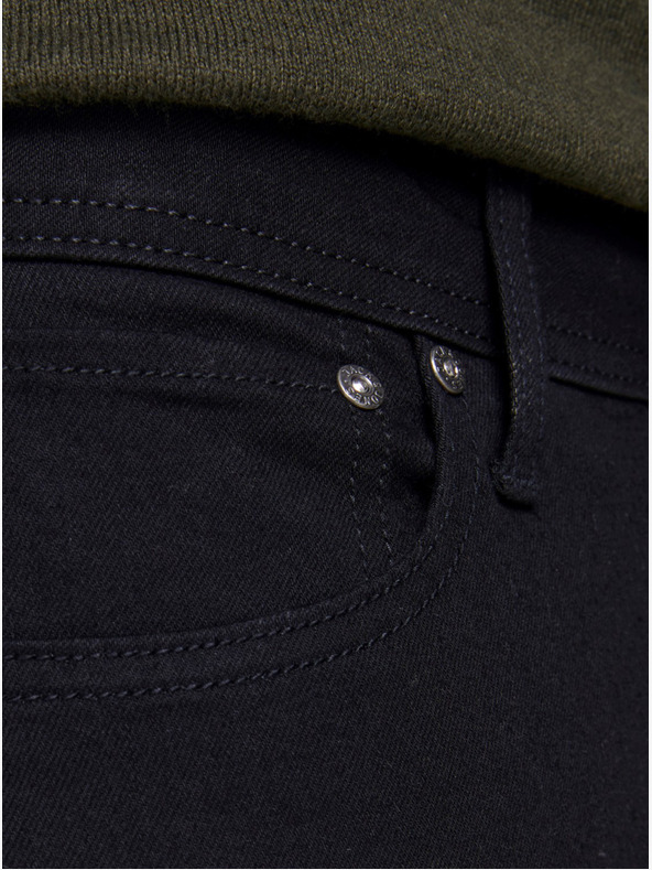 Jack & Jones Fekete szűk szabású farmer Jack & Jones Glenn