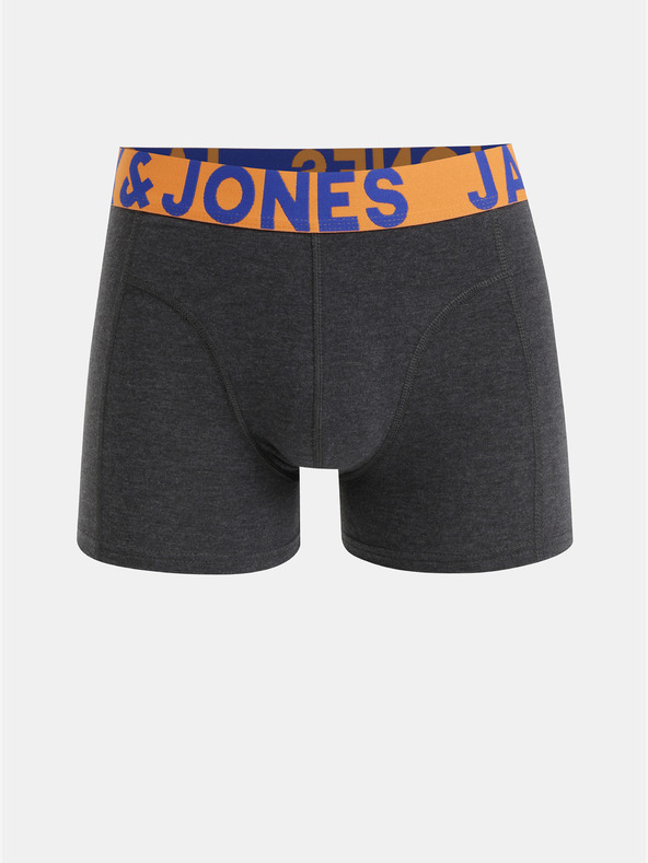 Jack & Jones Három darabos Jack & Jones boxeralsó készlet fekete, kék és szürke színben