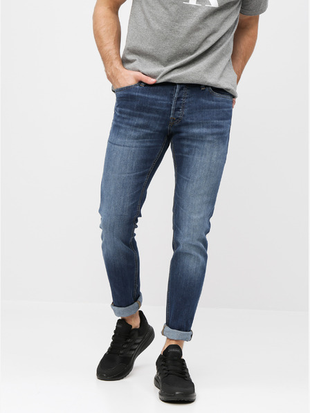 Jack & Jones Kék, vékony szabású farmer Jack & Jones Glenn