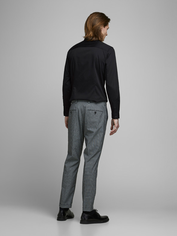 Jack & Jones Fekete karcsúsított póló Jack & Jones Parma