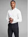 Jack & Jones Fehér, karcsúsított szabású ing Jack & Jones Parma