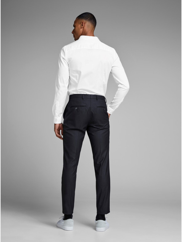 Jack & Jones Fehér, karcsúsított szabású ing Jack & Jones Parma