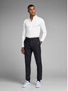 Jack & Jones Fehér, karcsúsított szabású ing Jack & Jones Parma