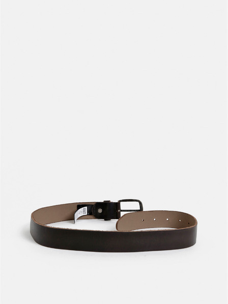 Jack & Jones Sötétbarna bőröv Jack & Jones Paul