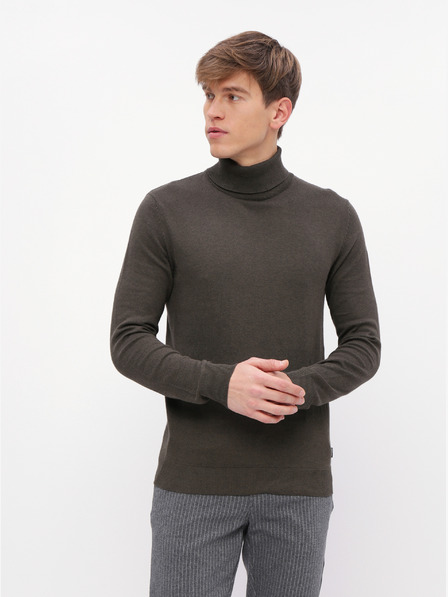 Jack & Jones Khaki színű garbó Jack & Jones Emil garbó