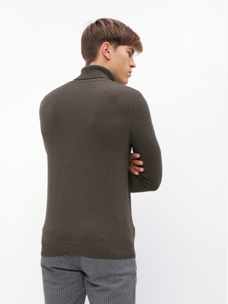 Jack & Jones Khaki színű garbó Jack & Jones Emil garbó