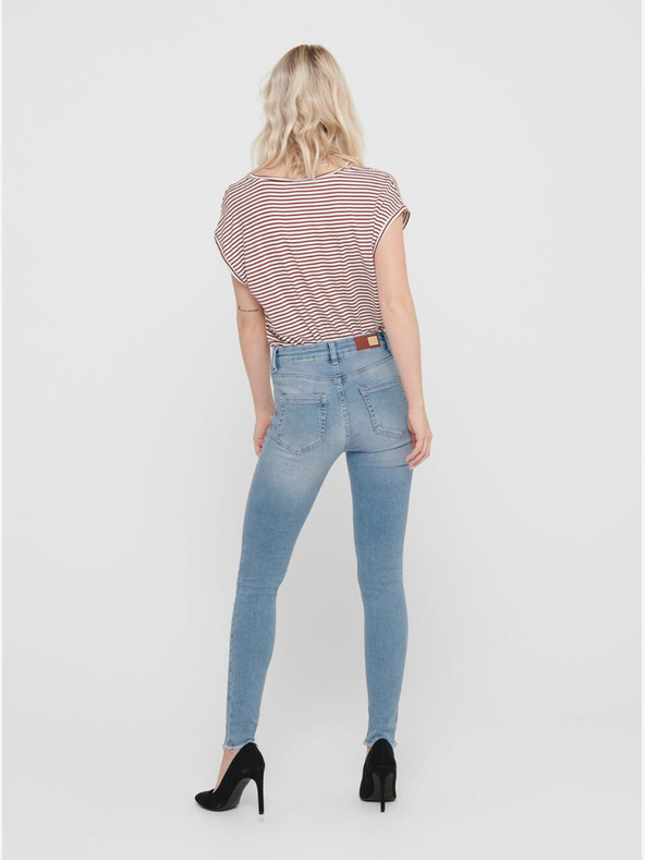 ONLY Kék skinny fit cropped farmer ONLY Blush