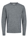 Jack & Jones Jack & Jones Basic Sötétkék csíkos pulóver