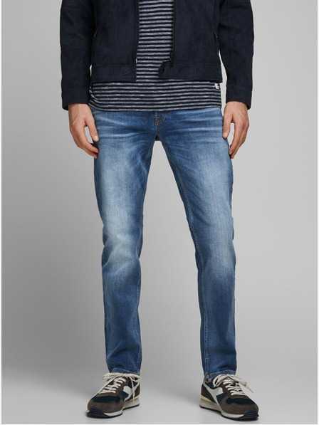 Jack & Jones Kék férfi egyenes szabású farmernadrág Jack & Jones Mike