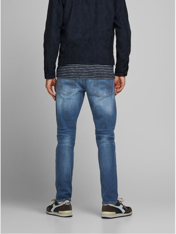 Jack & Jones Kék férfi egyenes szabású farmernadrág Jack & Jones Mike