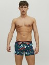 Jack & Jones Három darabos Jack & Jones Flower boxer készlet kék és fekete színben