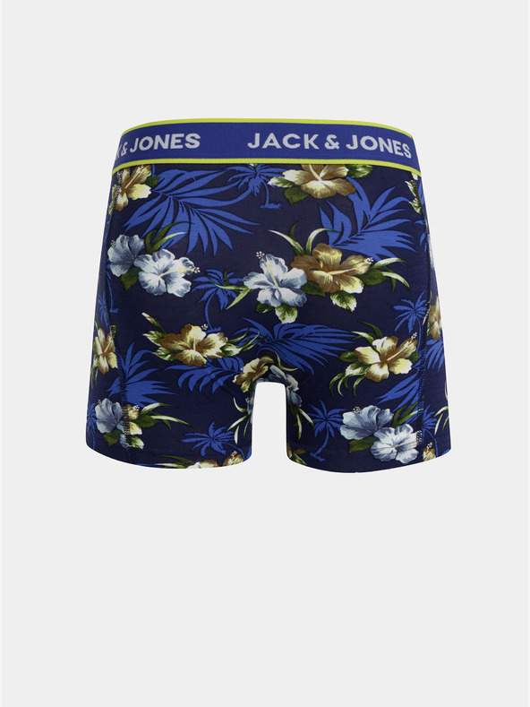 Jack & Jones Három darabos Jack & Jones Flower boxer készlet kék és fekete színben