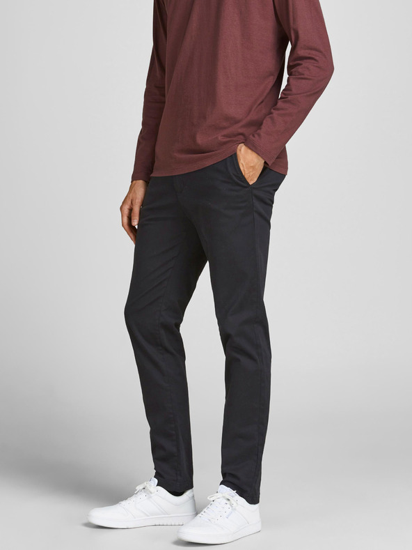 Jack & Jones Fekete chino nadrág Jack & Jones Marco