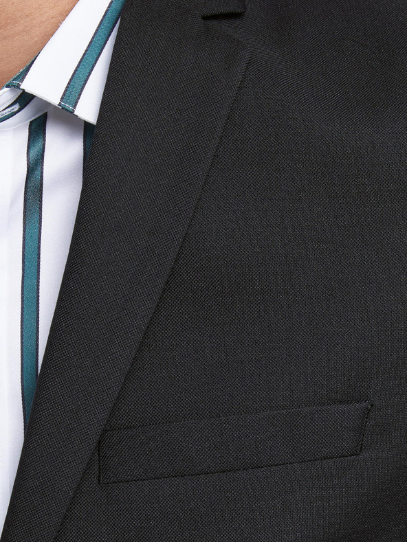 Jack & Jones Fekete férfi Jack & Jones Solaris gyapjú keverék blézer