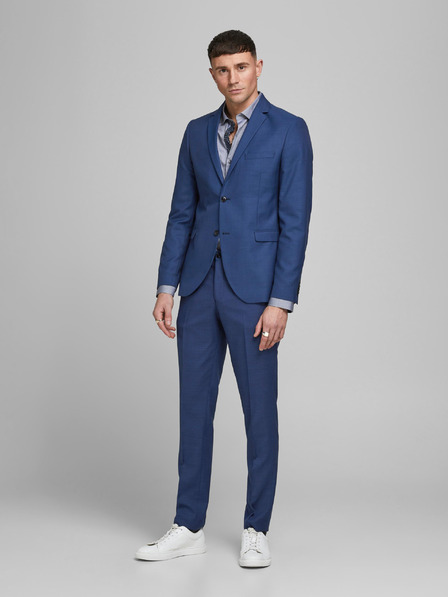 Jack & Jones Kék Jack & Jones Solaris gyapjúkeverék kabát