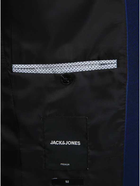Jack & Jones Kék Jack & Jones Solaris gyapjúkeverék kabát