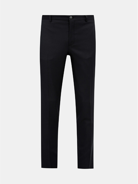 Jack & Jones Fekete gyapjúkeverék slim fit öltöny nadrág Jack & Jones Solaris