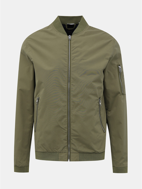 Jack & Jones Khaki színű, vízlepergető bomber Jack & Jones Rush