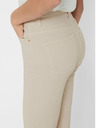 ONLY Bézs színű női egyenes szabású farmernadrág ONLY Emily