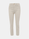 ONLY Bézs színű női egyenes szabású farmernadrág ONLY Emily
