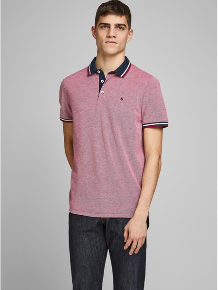 Jack & Jones Piros póló Jack & Jones Paulos