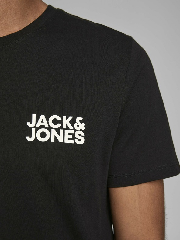Jack & Jones Fekete póló Jack & Jones Corp.