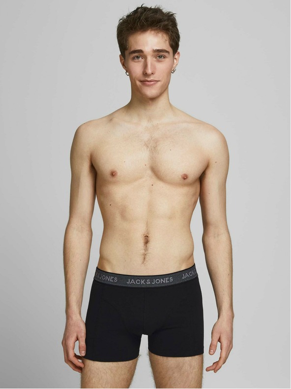 Jack & Jones Három darab fekete Jack & Jones boxeralsó