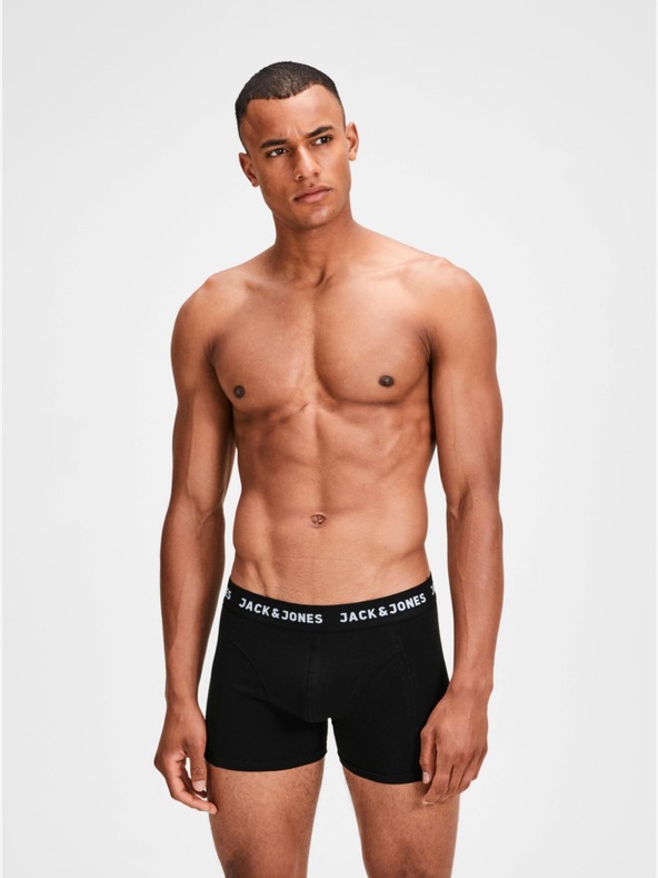 Jack & Jones Két darab fekete Jack & Jones Jon boxeralsó készlet
