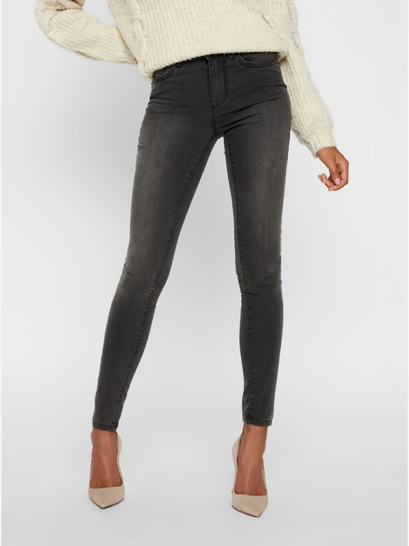 Vero Moda Sötétszürke skinny fit farmer VERO MODA Tanya
