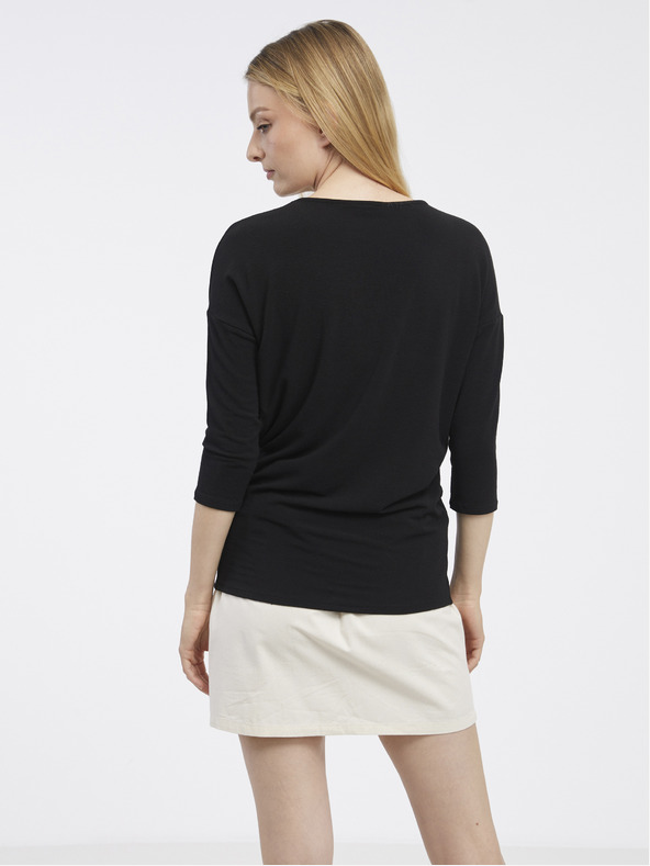 ONLY Fekete pulóver felső ONLY Glamour