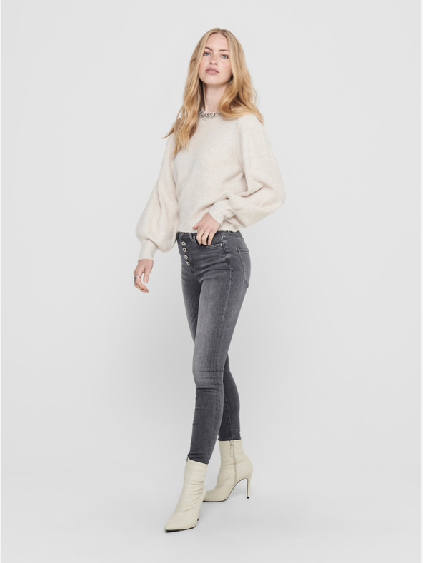 ONLY Krémszínű ONLY Elsa pulóver