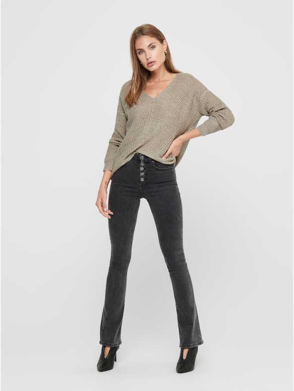 Jacqueline de Yong JDY Bézs pulóver