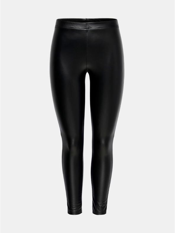 Jacqueline de Yong Fekete bőr leggings JDY