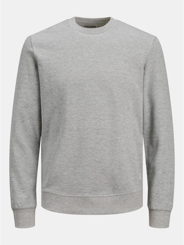 Jack & Jones Világosszürke férfi basic kapucnis pulóver Jack & Jones