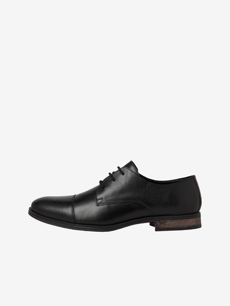 Jack & Jones Fekete férfi Jack & Jones Raymond bőr bokacsizma