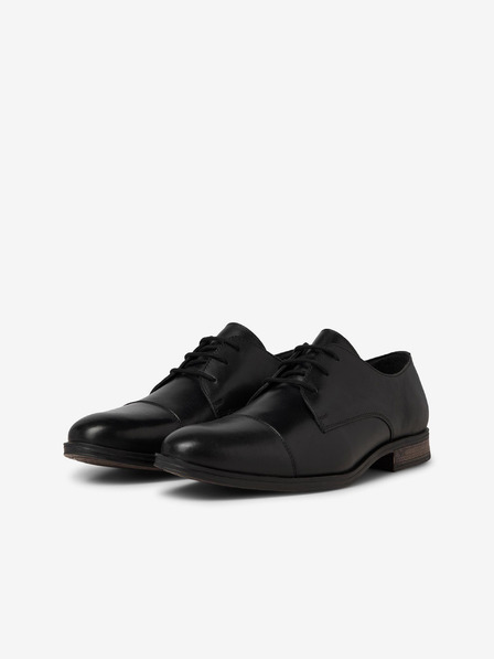 Jack & Jones Fekete férfi Jack & Jones Raymond bőr bokacsizma