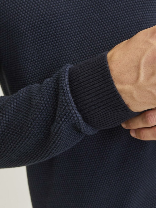 Jack & Jones Sötétkék Férfi Jack & Jones Globe pulóver