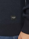 Jack & Jones Sötétkék Férfi Jack & Jones Globe pulóver