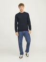 Jack & Jones Sötétkék Férfi Jack & Jones Globe pulóver